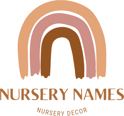 Nursery Name Canada Logo. Personalized nursery name signs made in canada.