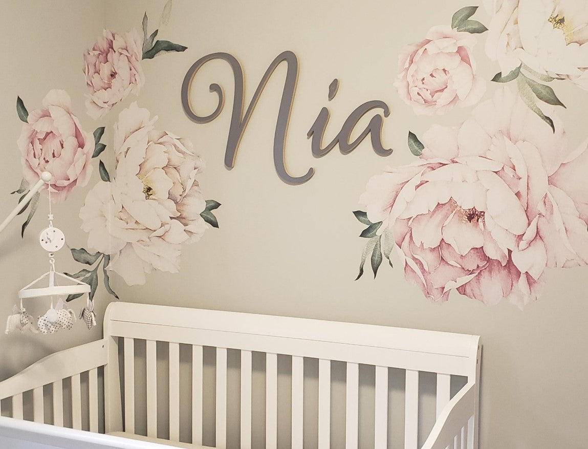 Custom Wooden Nursery Name