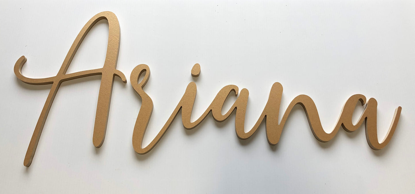 Custom Wooden Nursery Name