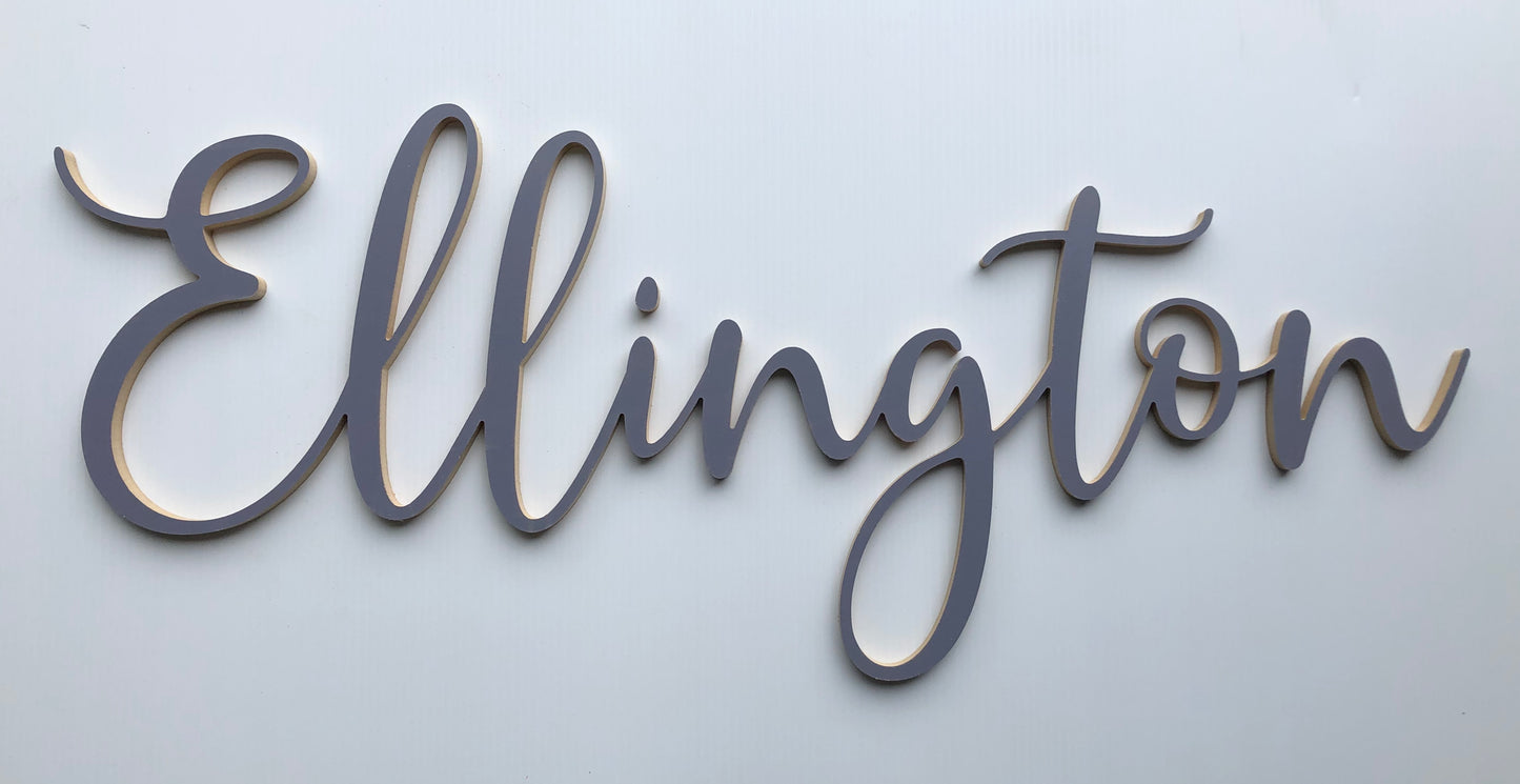Custom Wooden Nursery Name