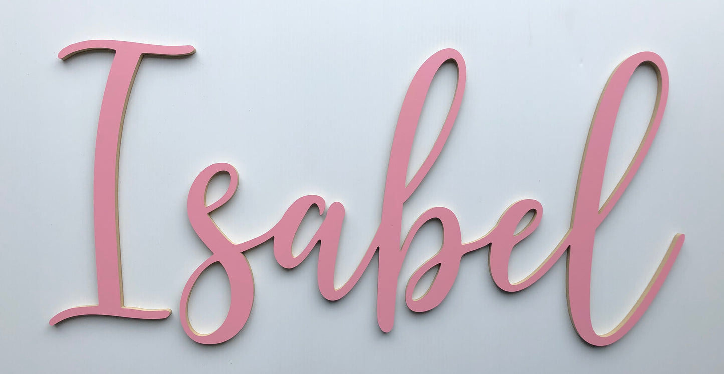 Custom Wooden Nursery Name
