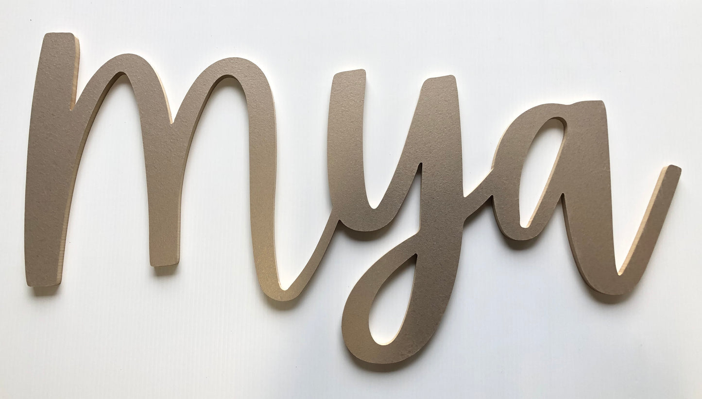 Custom Wooden Nursery Name